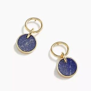 J. Crew Demi-Fine 14k Gold-Plated Lapis Earrings